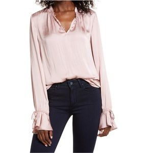 PAIGE Ana Ruffle Sleeve Blouse